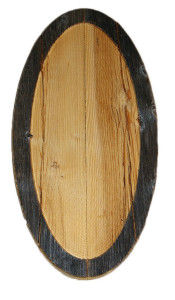 Geweih Hirschschild Altholz