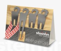 Apéro-Picks Steinbock Inox 4 Stück