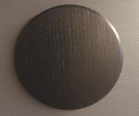 Trophäenschild für Keiler, rund, schwarz